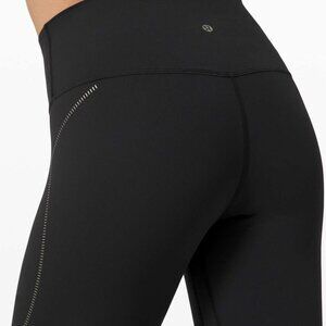 Lululemon Special Edition Align 25" Black + Gold Size 4